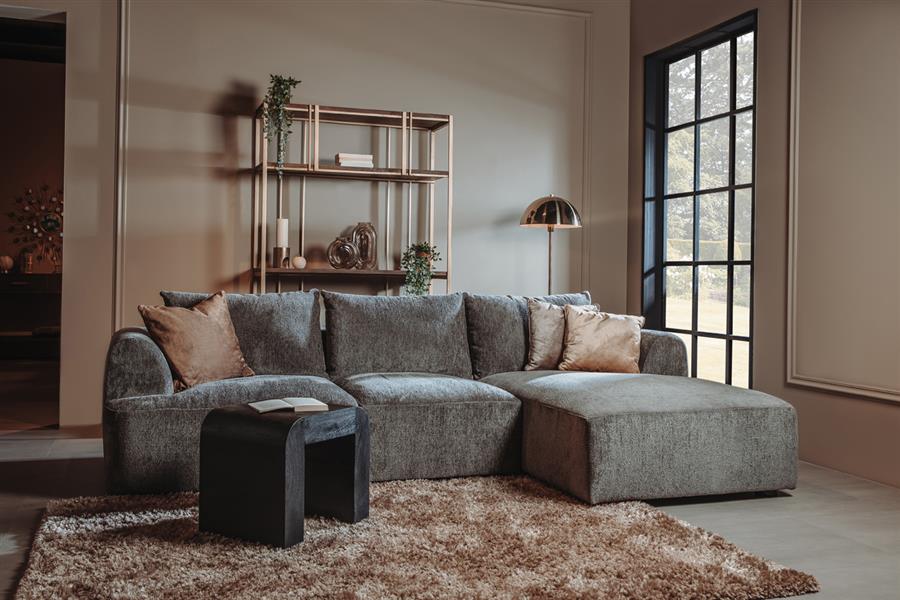 Tower Living Hoekbank Canterbury – 2,5-Zits met Chaise Longue Rechts – Mona Stof